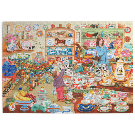 Bulls In A China Shop - 1000 Piece Jigsaw Puzzle