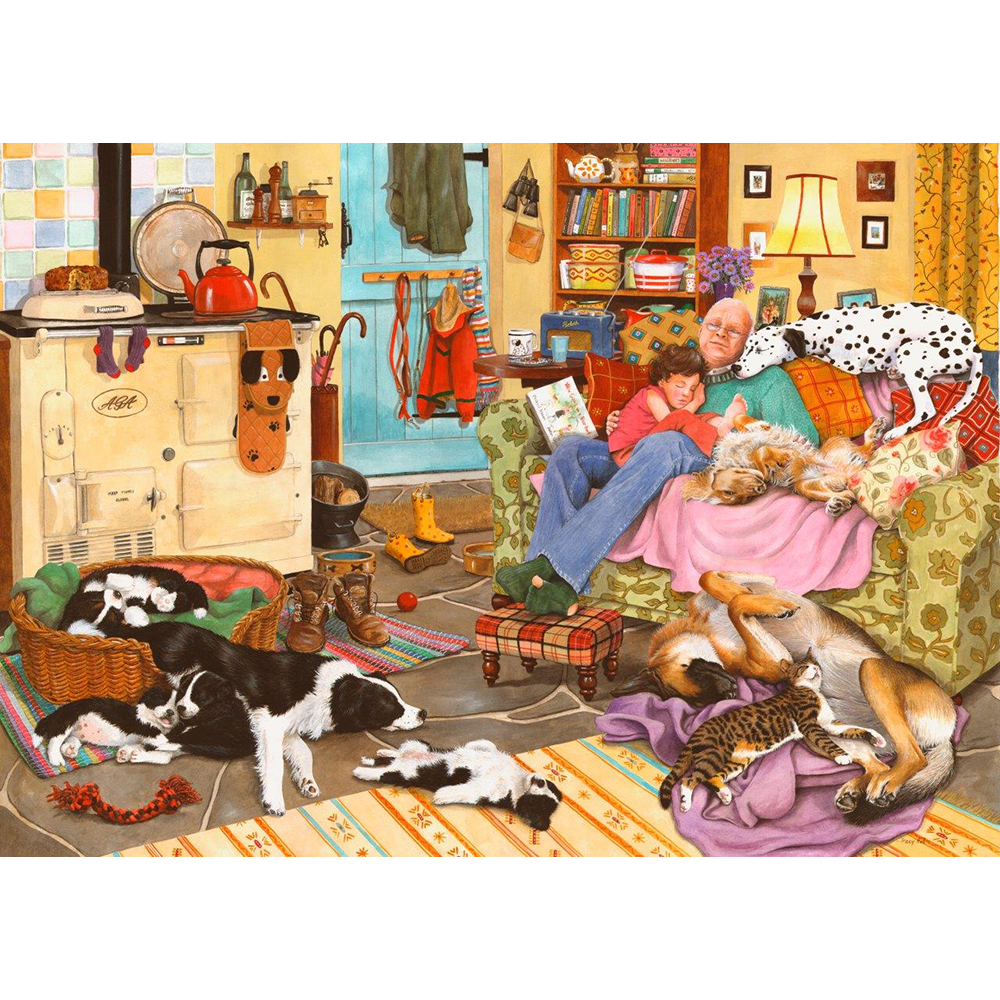 Dog Tired - 1000 Piece Jigsaw Puzzle