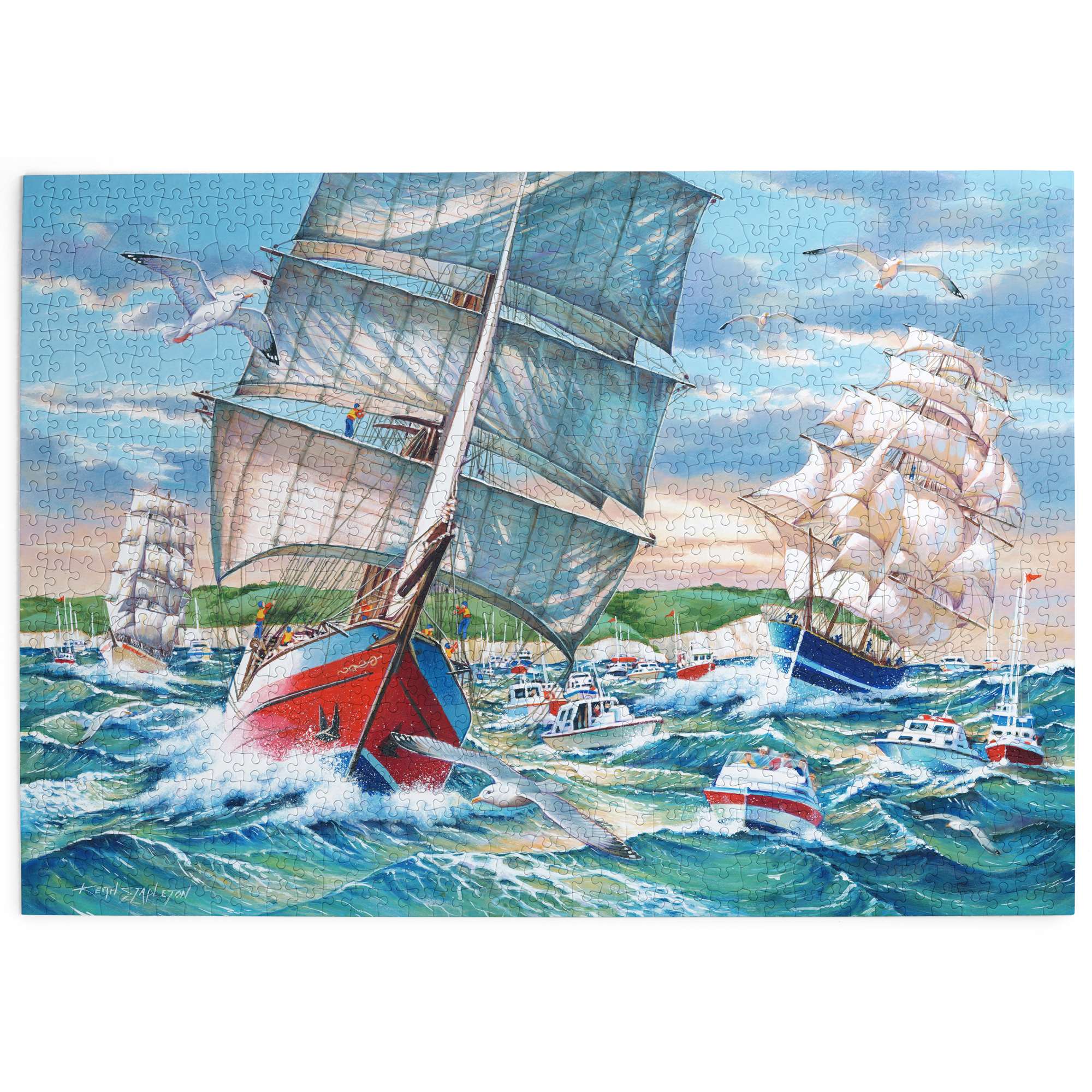 Tall Ships 1000 Piece | Seaside Jigsaw Puzzle | House of Puzzles