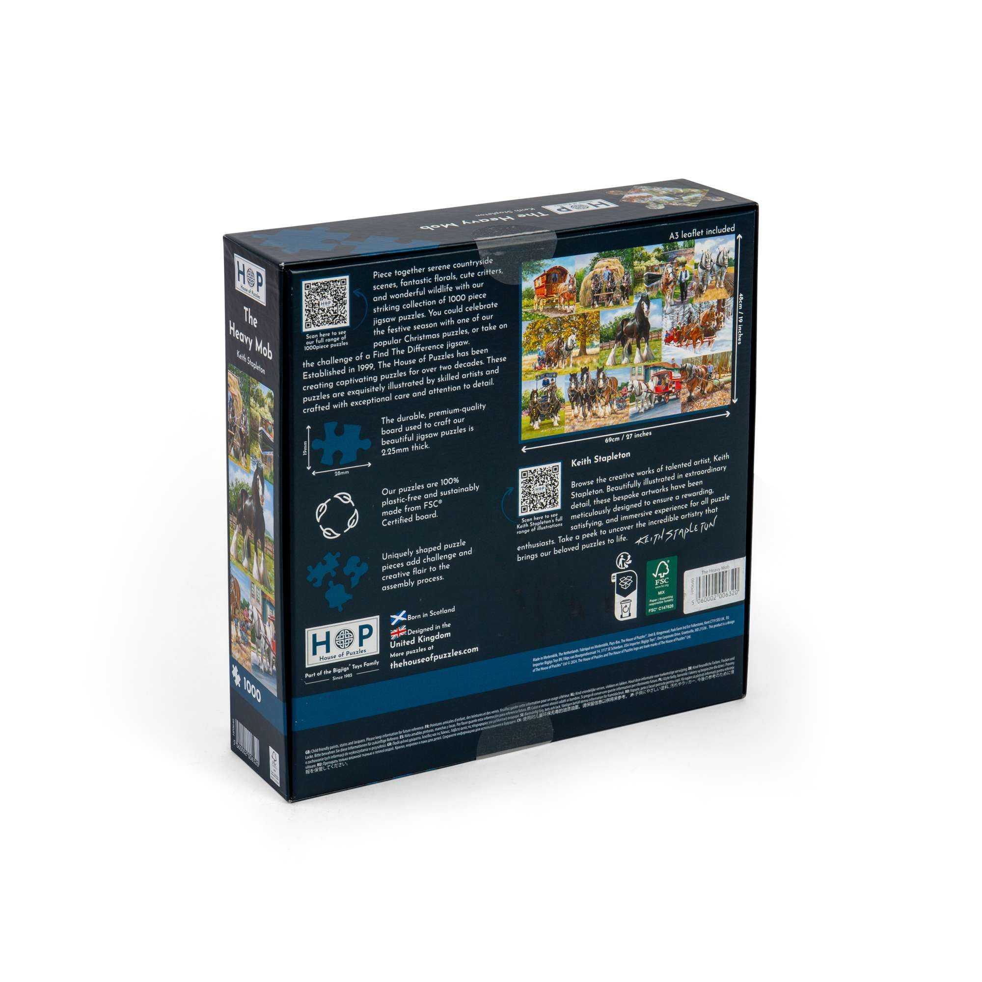 The Heavy Mob 1000 | Animals and Wildlife Jigsaw | House of Puzzles