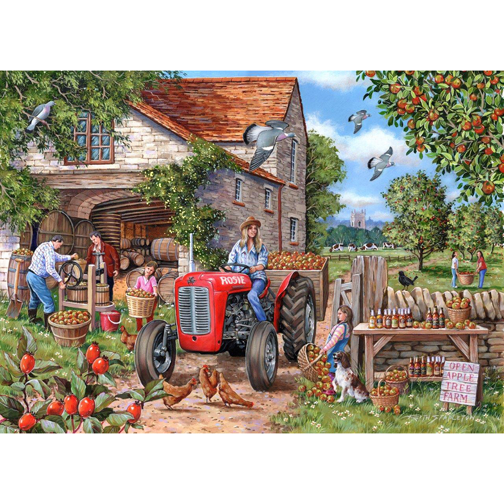 Cider & Rosie - BIG 500 Piece Jigsaw Puzzle