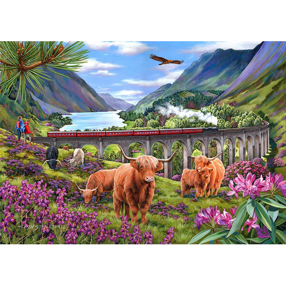 Glenfinnan Ladies - BIG 500 Piece Jigsaw Puzzle