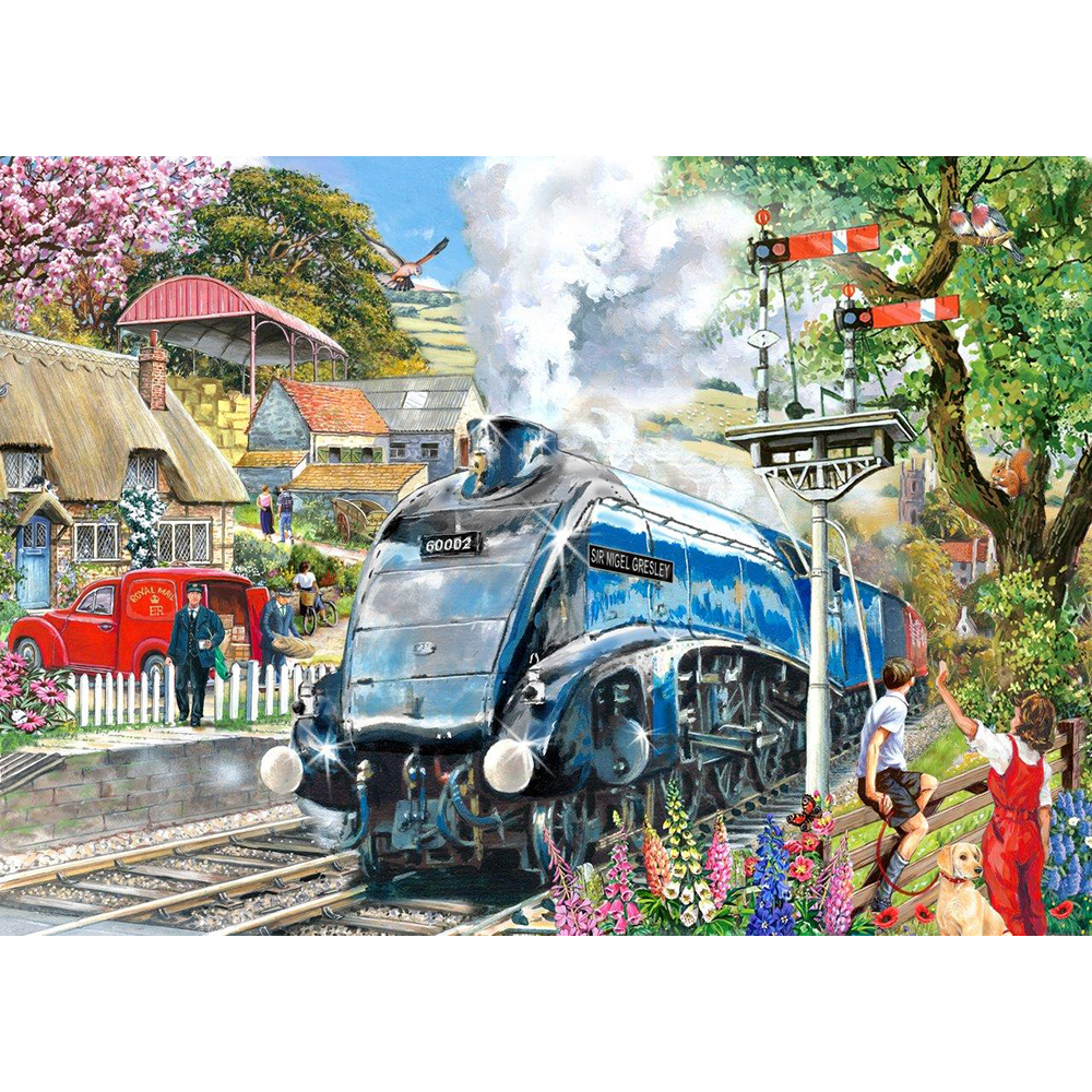 Knight Train - BIG 500 Piece Jigsaw Puzzle