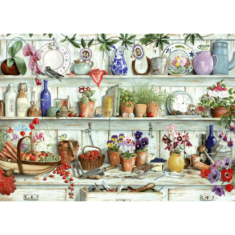 Posies & Produce - BIG 500 Piece Jigsaw Puzzle