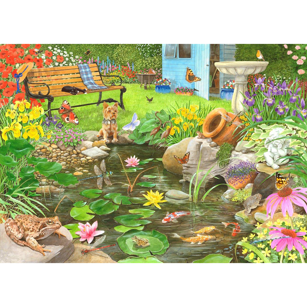 Lily Pond - 1000 Piece Jigsaw Puzzle