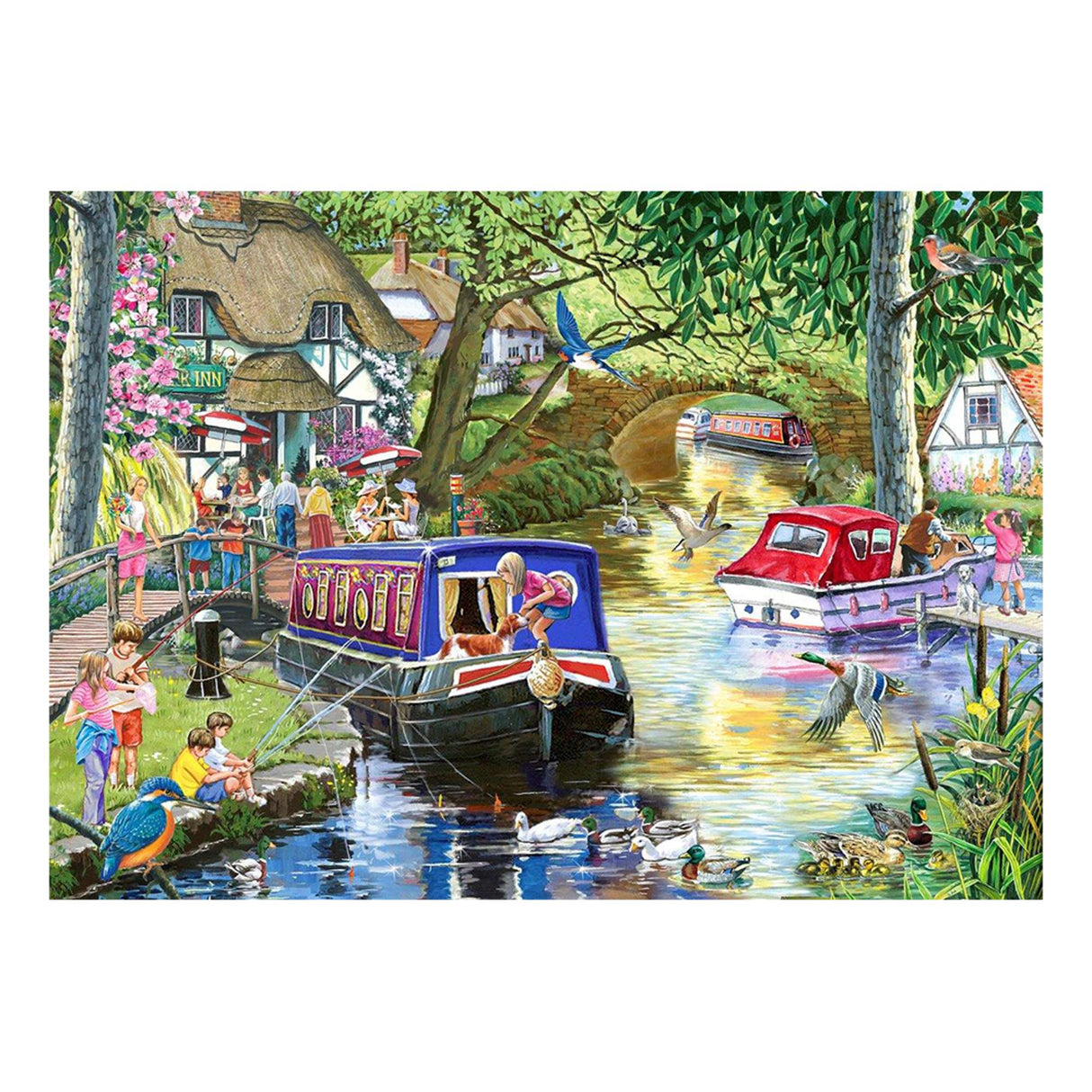 Summer on the River - 1000 Piece Jigsaw Puzzle