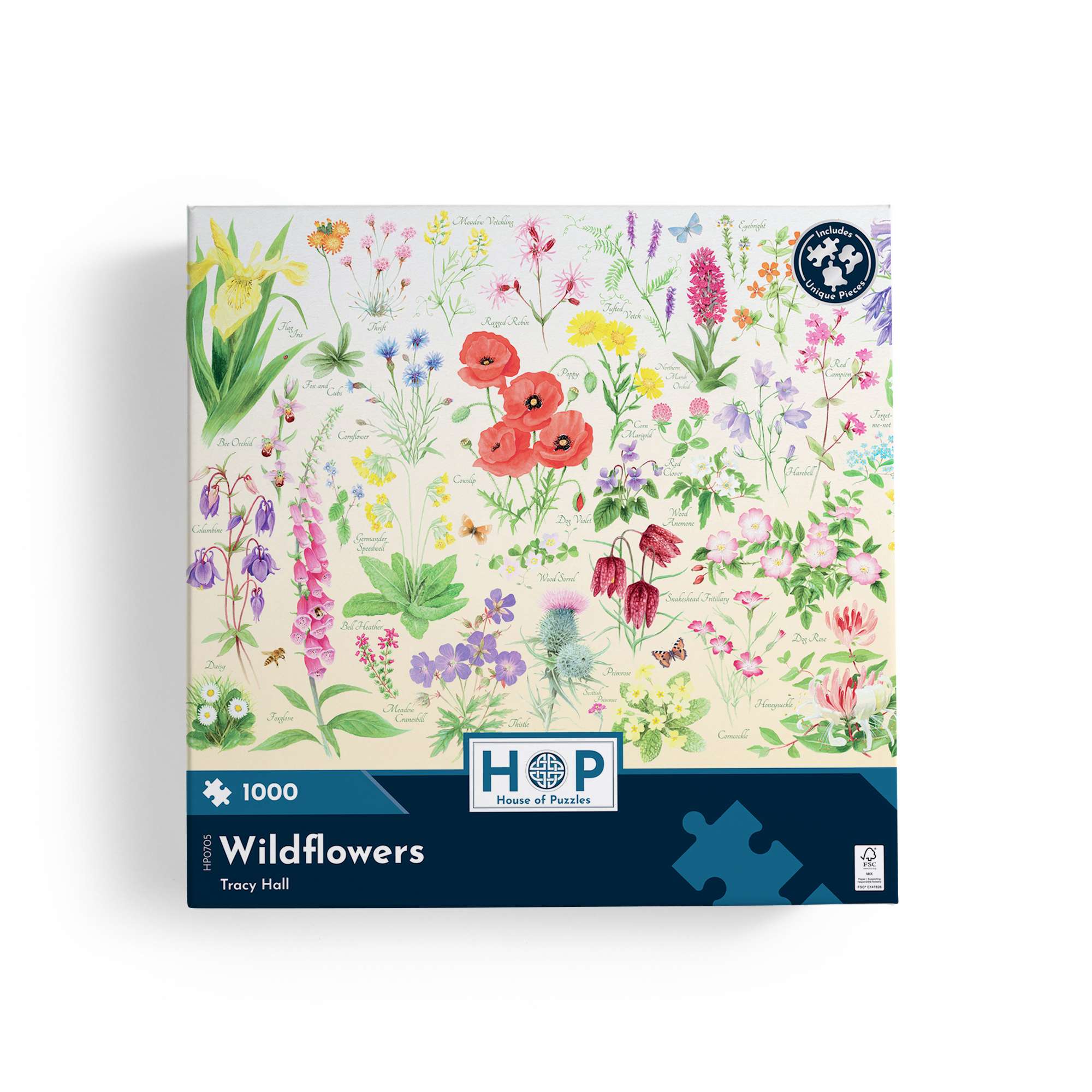 Wildflowers 1000 Piece | Garden & Flowers Jigsaw | House of Puzzles