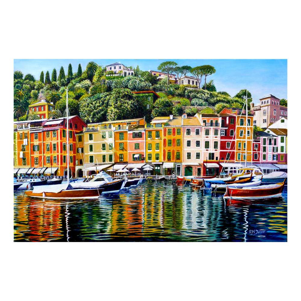 Portofino on Reflection 1000 Piece Puzzle