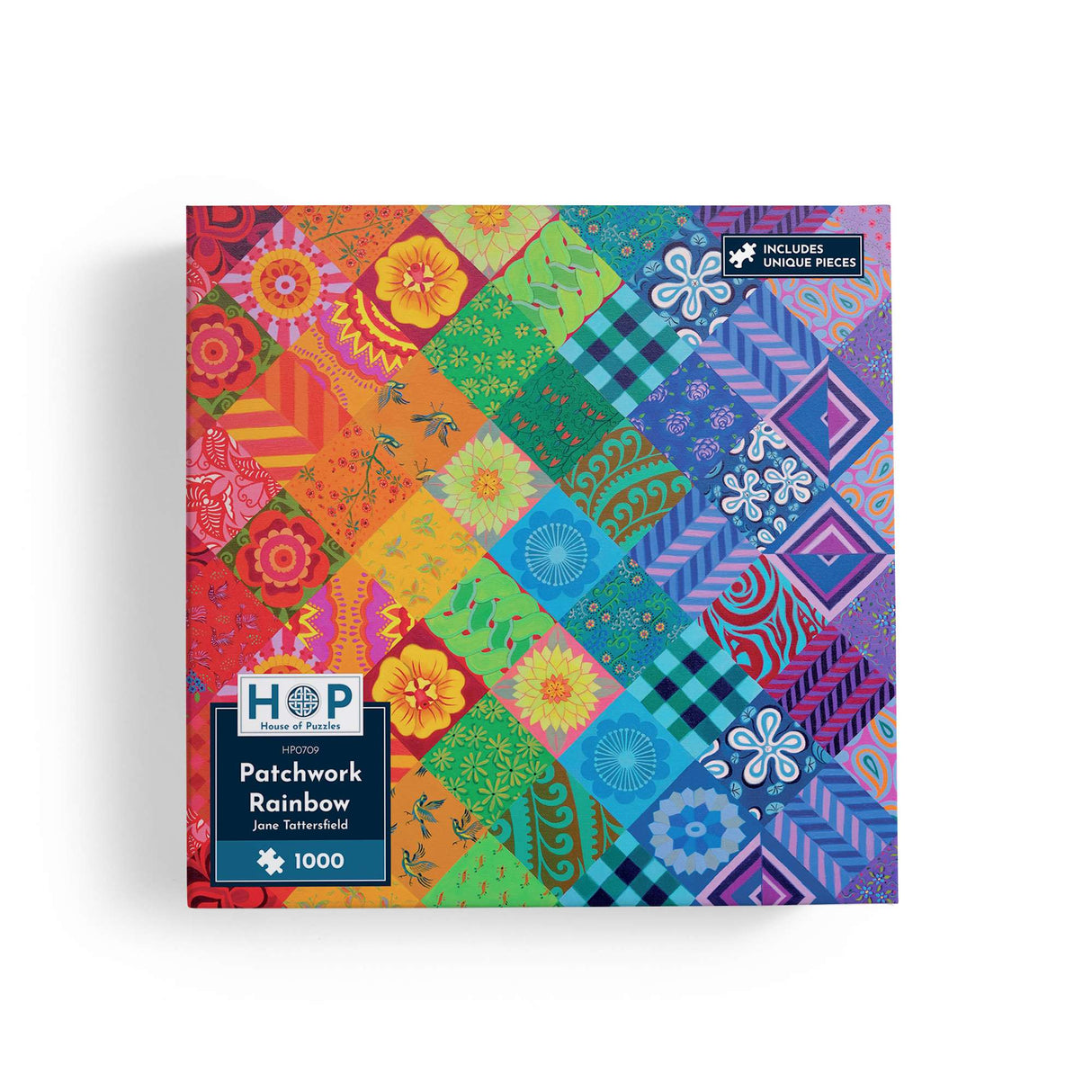 Patchwork Rainbow 1000 Piece Puzzle