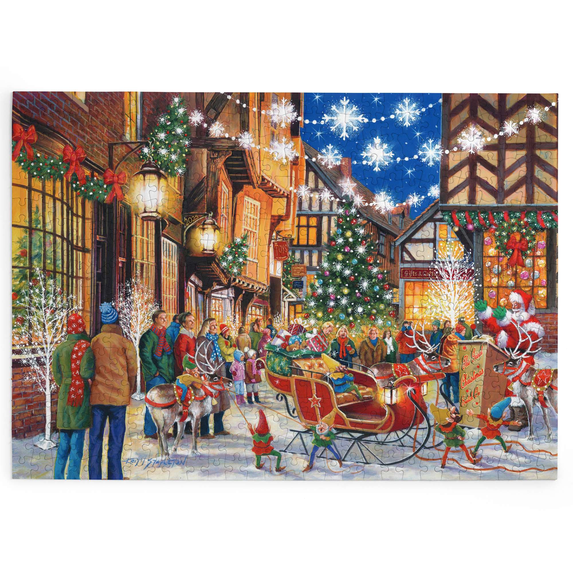 No.20 Santa Switch On BIG 500 | Christmas Jigsaw | House of Puzzles