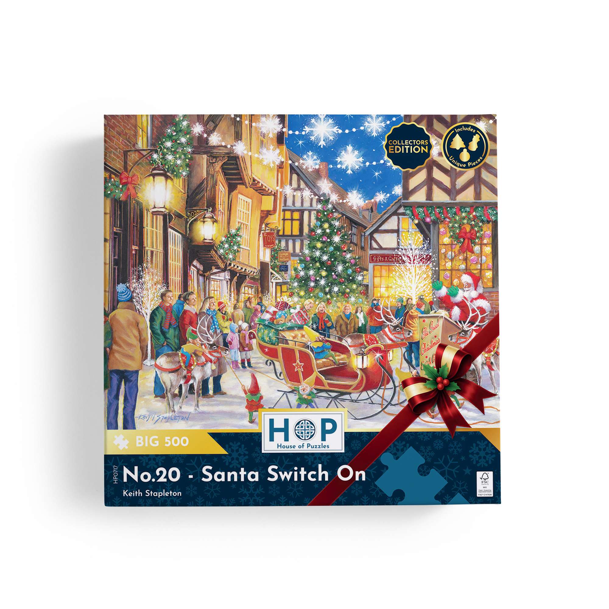 No.20 Santa Switch On BIG 500 | Christmas Jigsaw | House of Puzzles