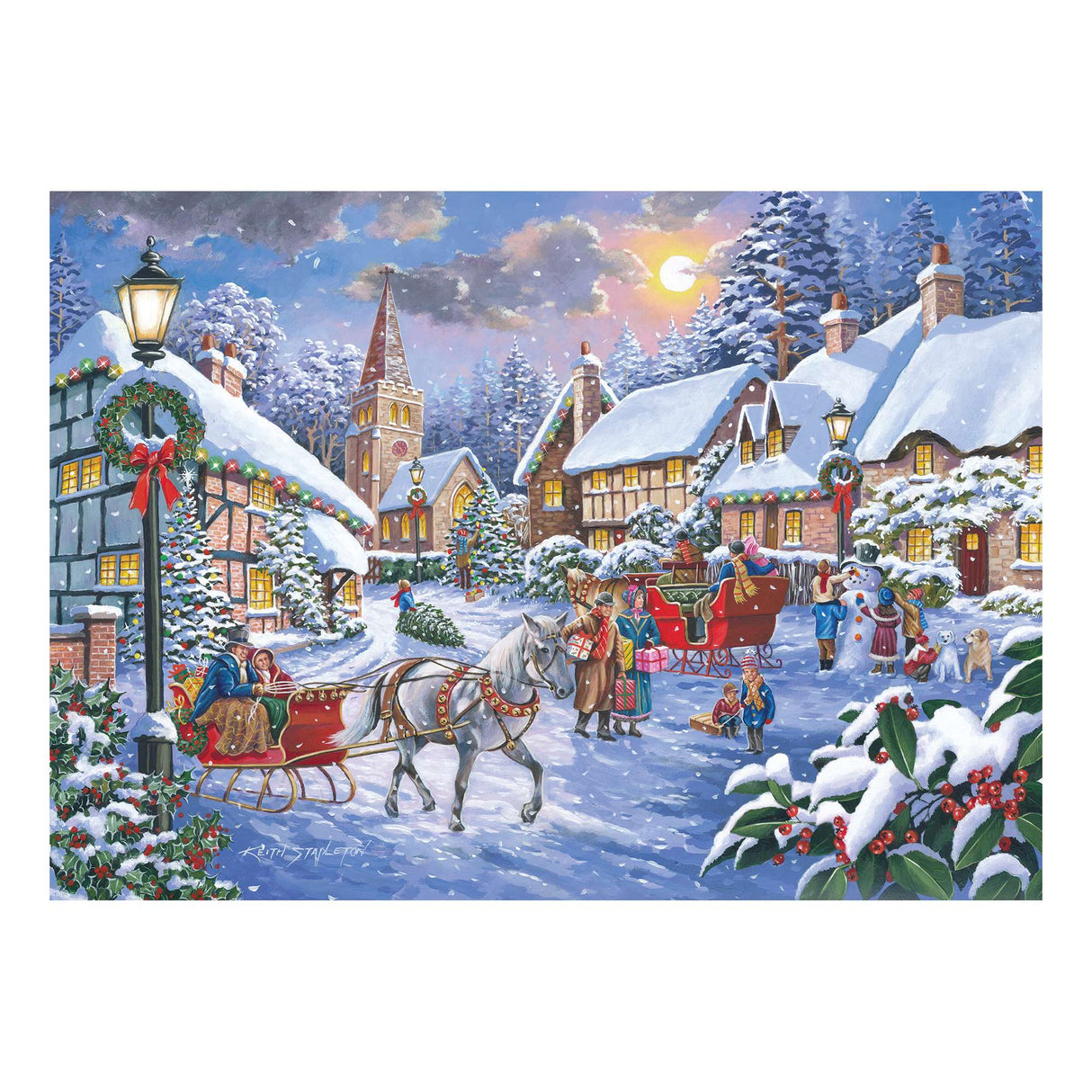 Christmas Is Coming - 2 x BIG 500 Piece