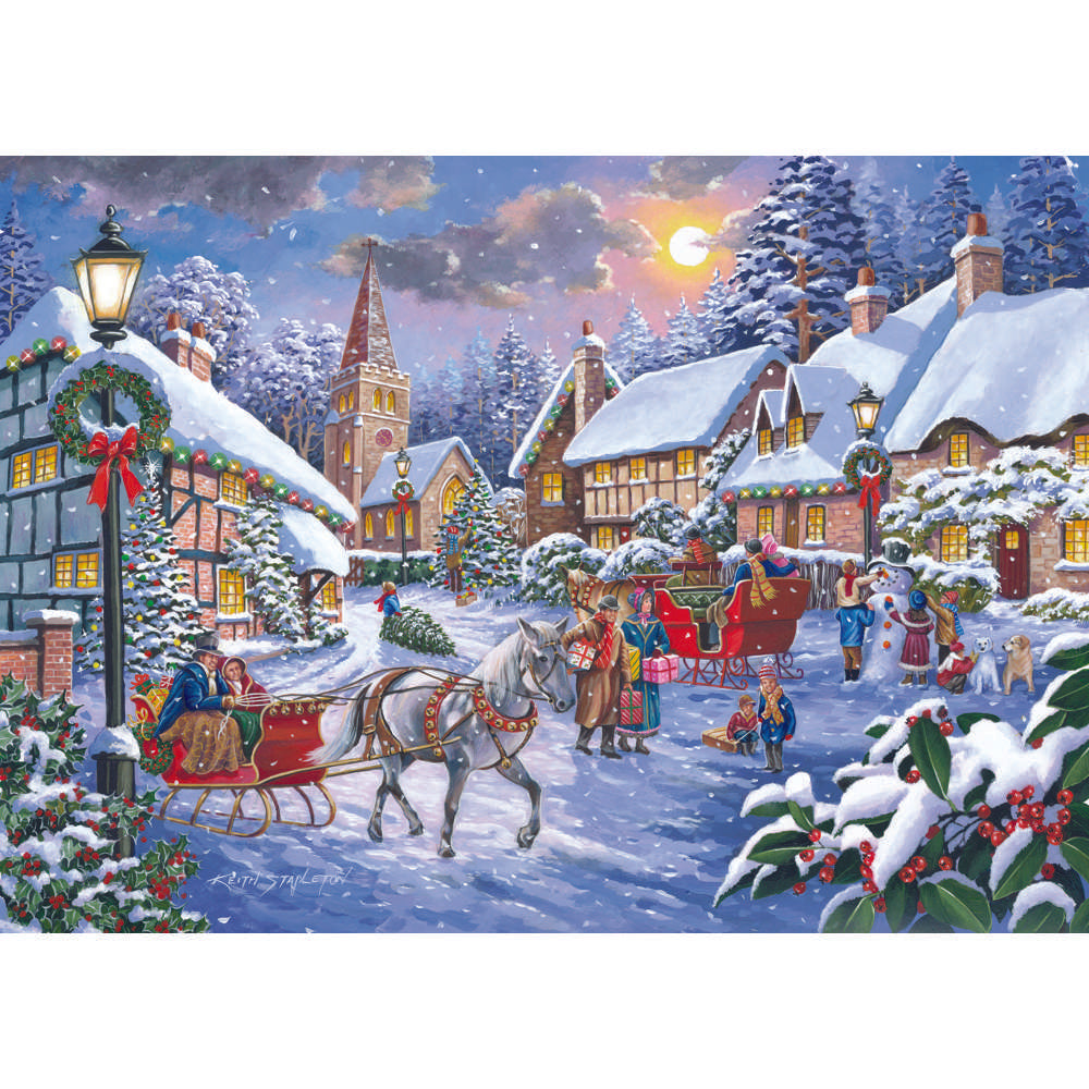 Christmas Is Coming - 2 x BIG 500 Piece