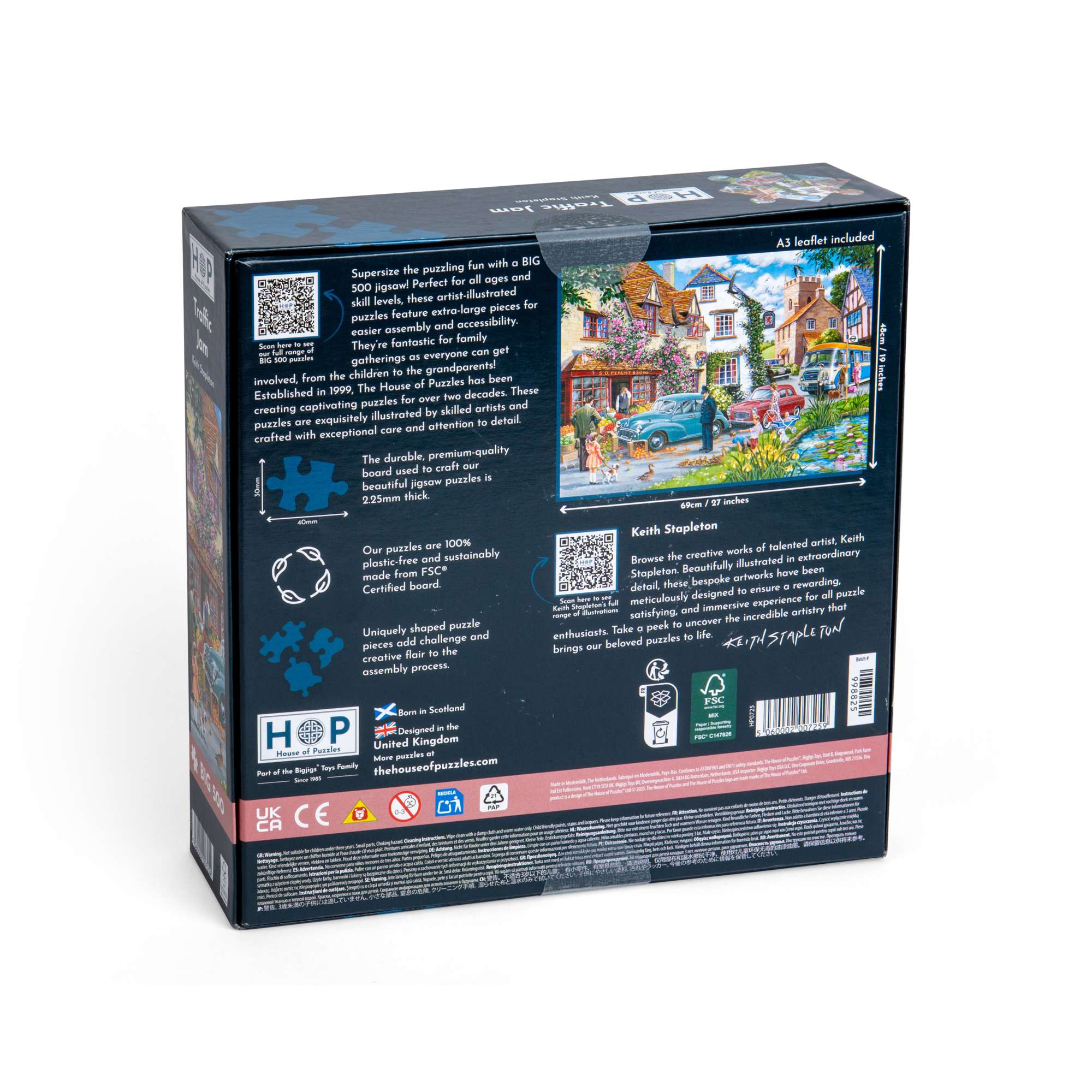 Traffic Jam BIG 500 | Transport Jigsaw | House of Puzzles