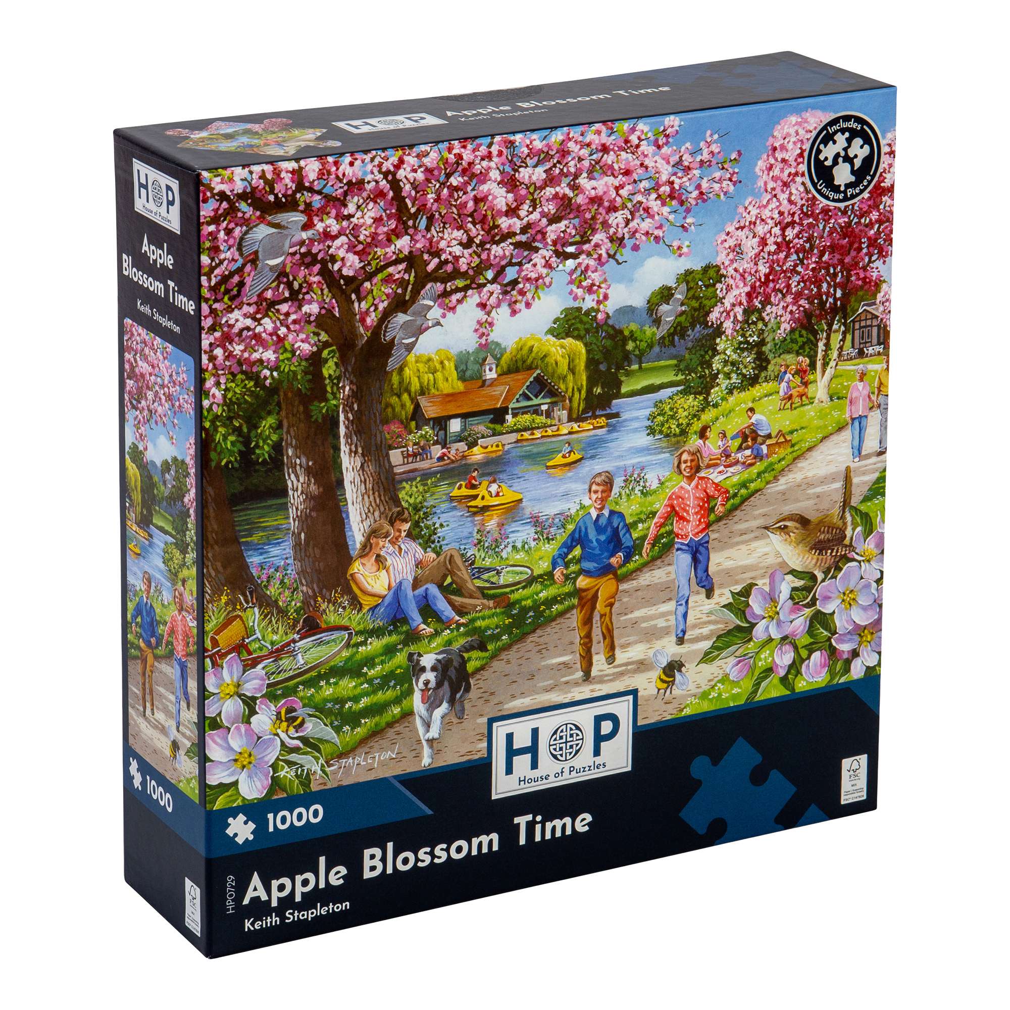 Apple Blossom Time 1000 | Garden & Flowers Jigsaw | House of Puzzles