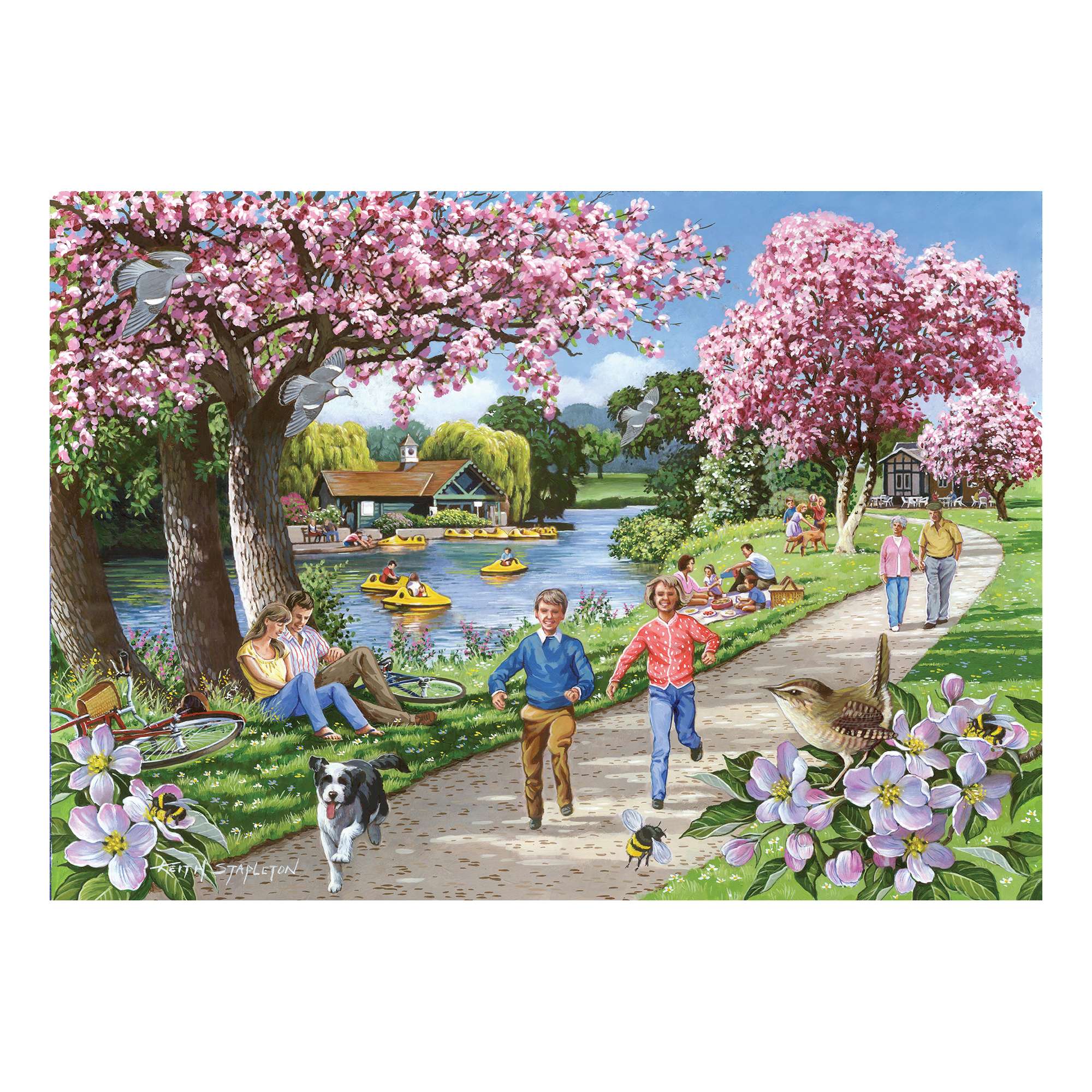 Apple Blossom Time 1000 Piece Puzzle