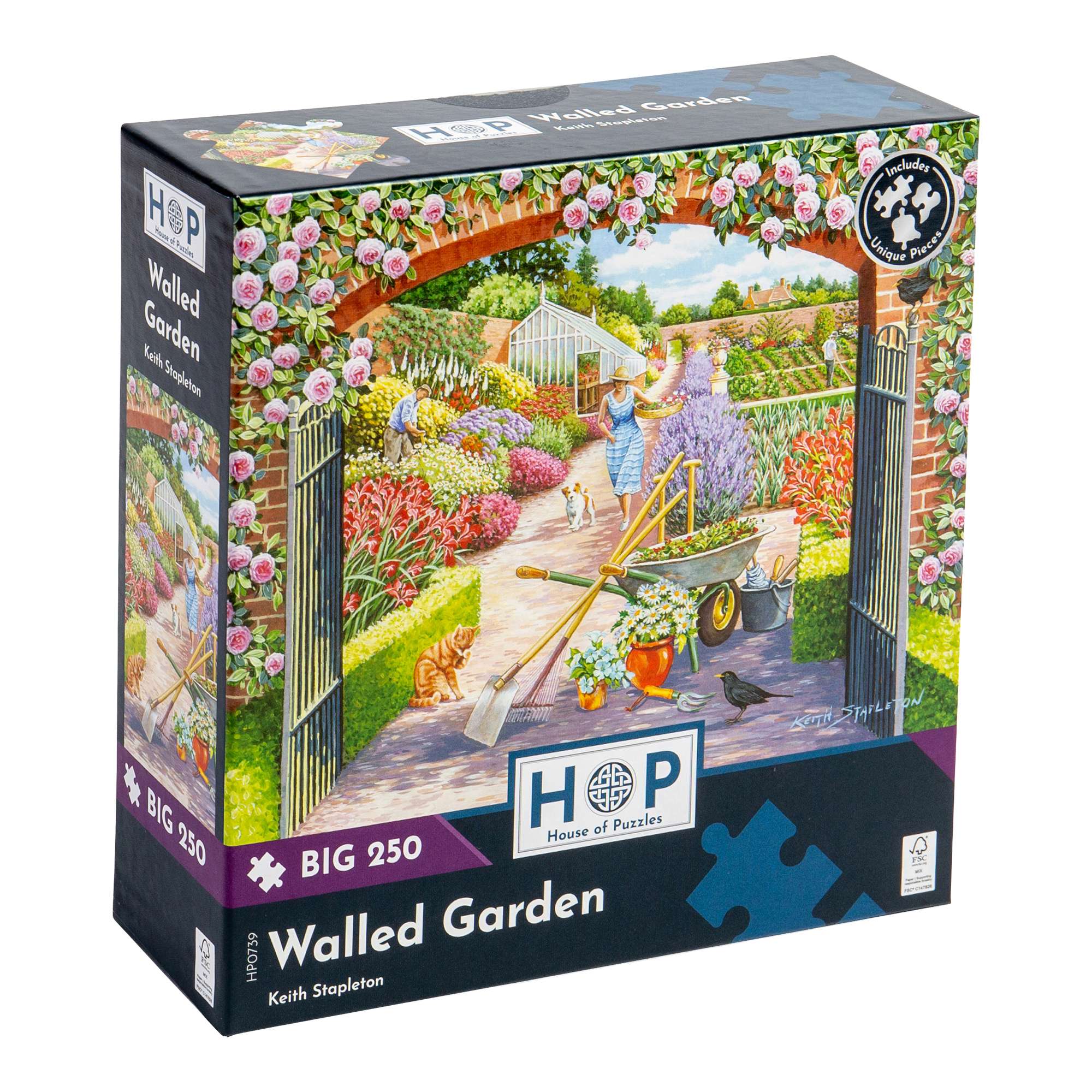 Walled Garden BIG 250 | Garden & Flowers Jigsaw | House of Puzzles
