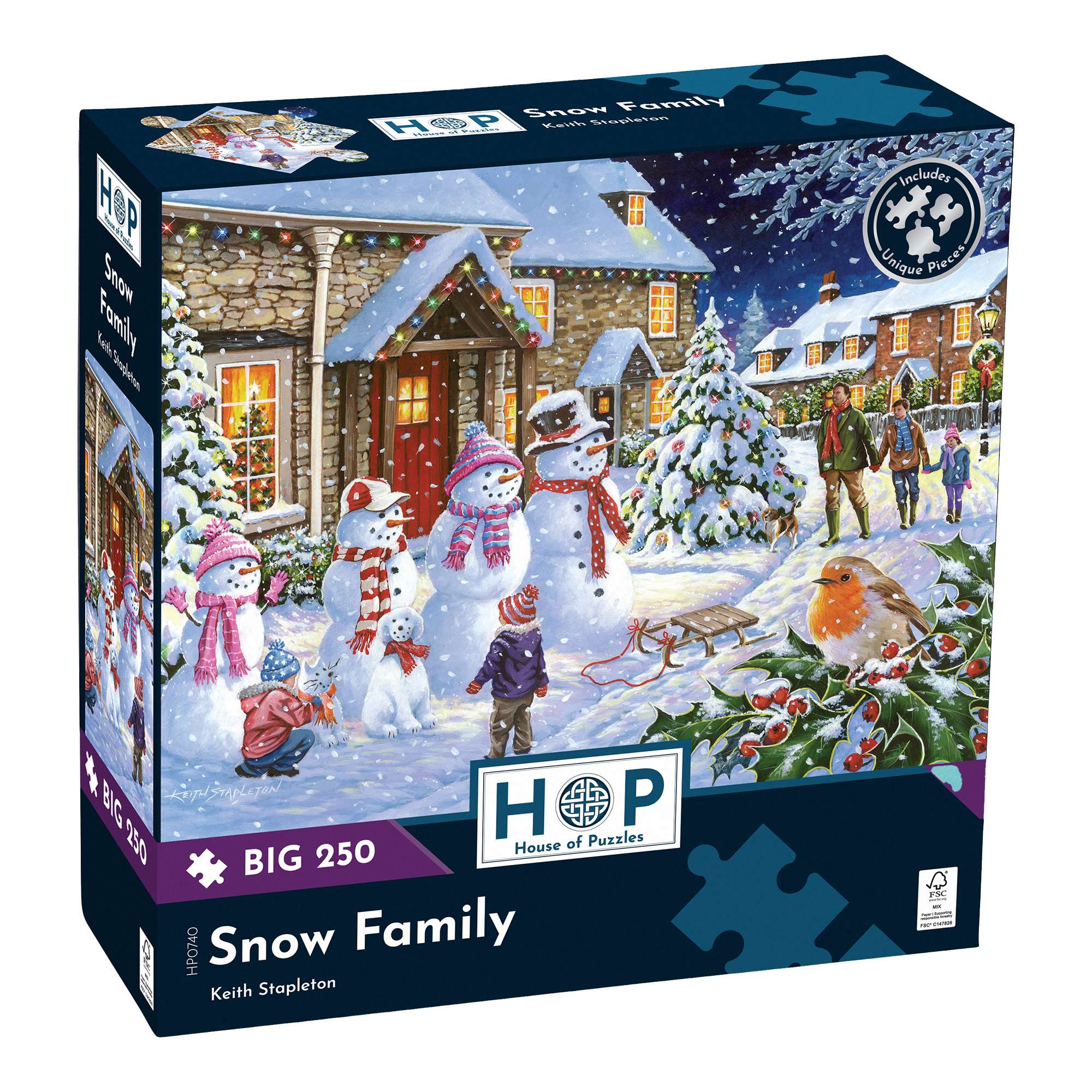 Winter Walk BIG 500 | Winter Jigsaw Puzzle | House of Puzzles