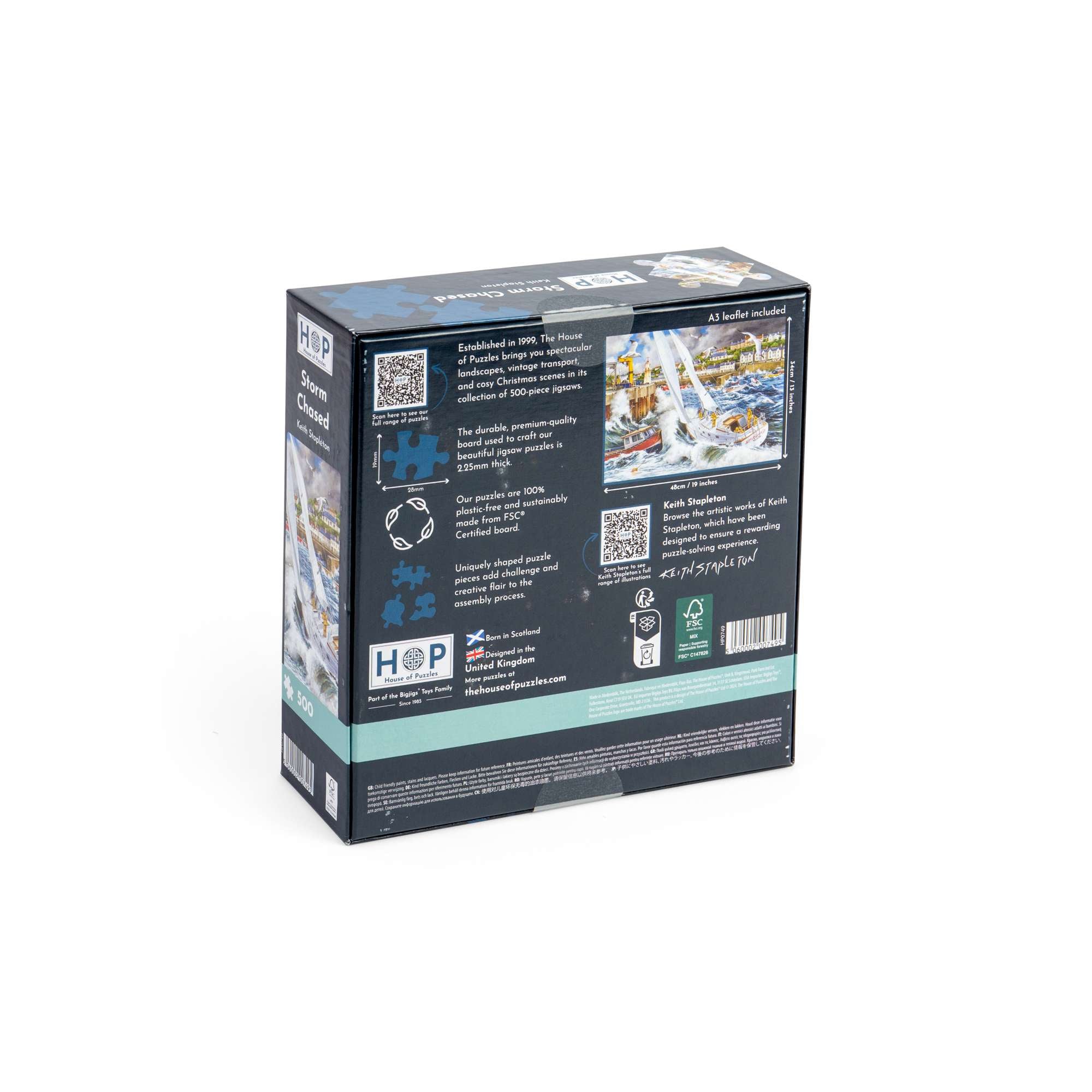 Storm Chased 500 Piece | Seaside Jigsaw Puzzle | House of Puzzles