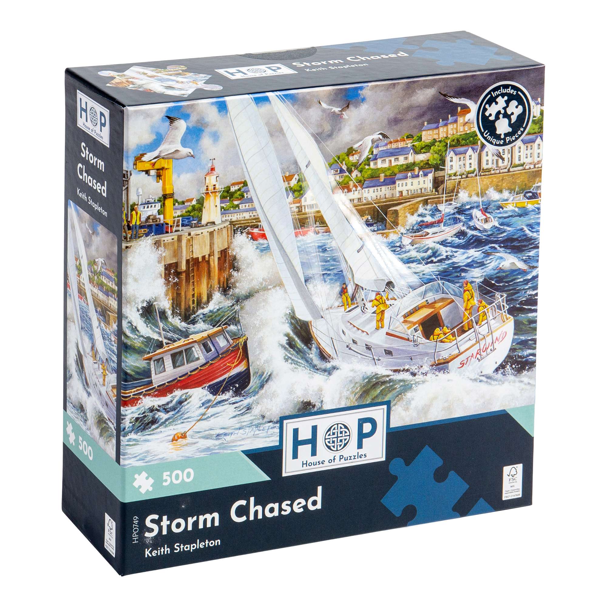 Storm Chased 500 Piece | Seaside Jigsaw Puzzle | House of Puzzles