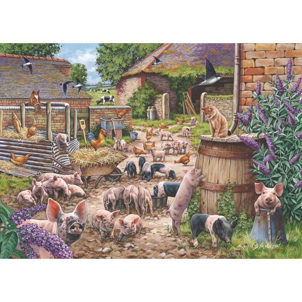 Piglet Pandemonium 500 Puzzle