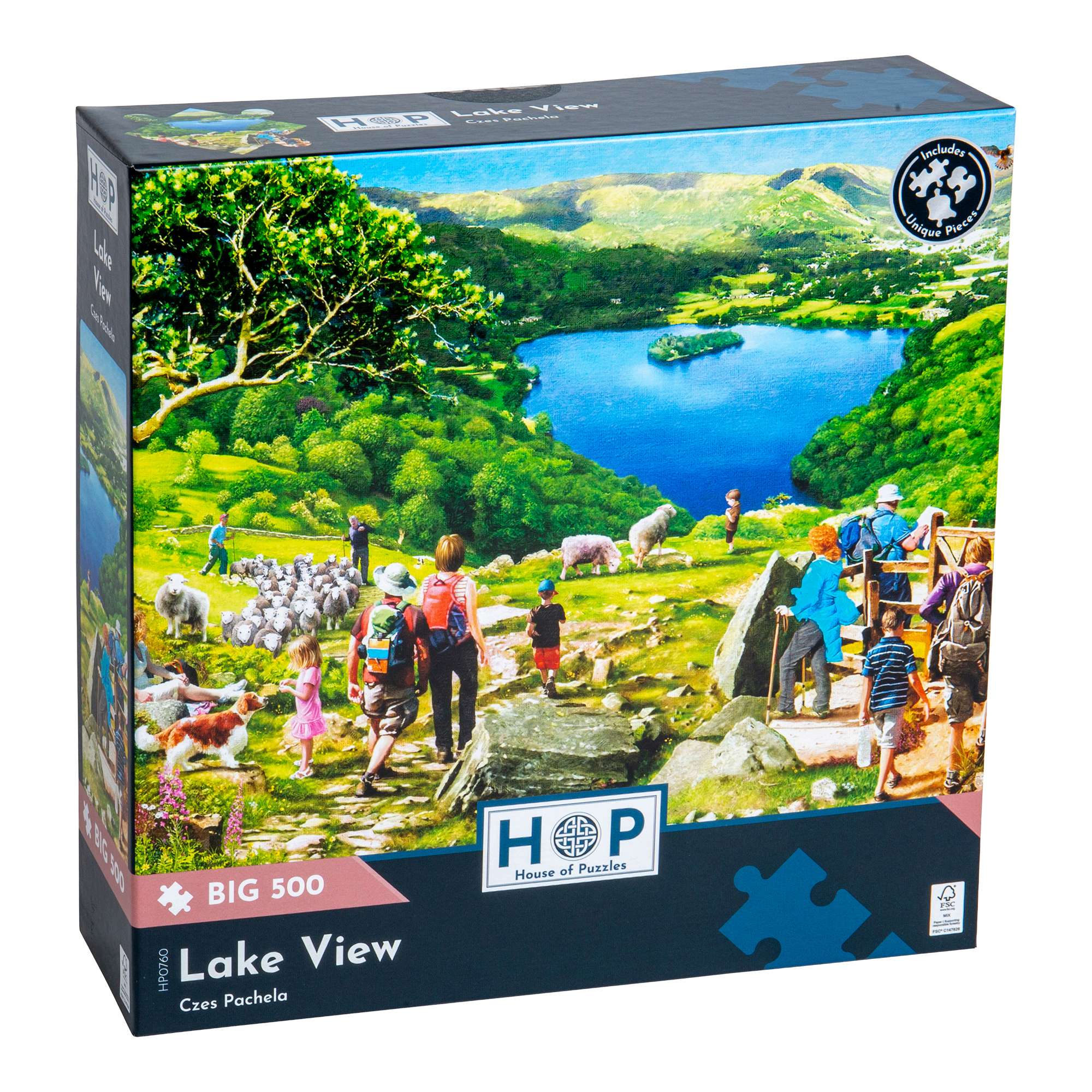 Lake View BIG 500 | Lakes Jigsaw Puzzle | House of Puzzles