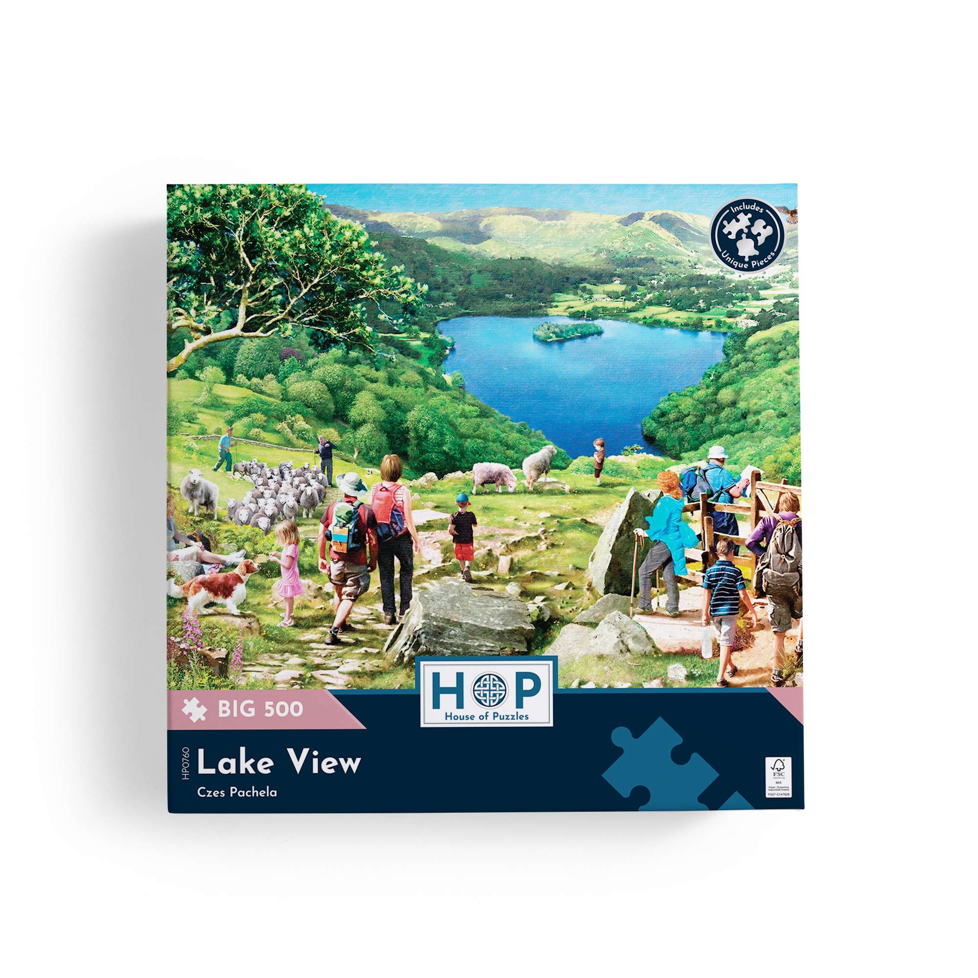 Lake View BIG 500 | Lakes Jigsaw Puzzle | House of Puzzles