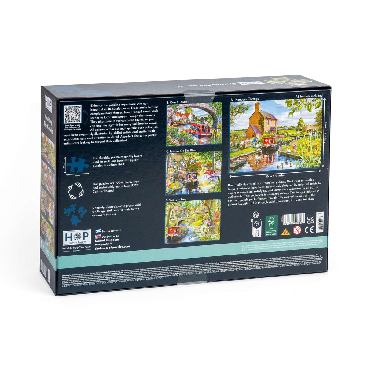 Cruising The Canals - 4 x 500 Piece