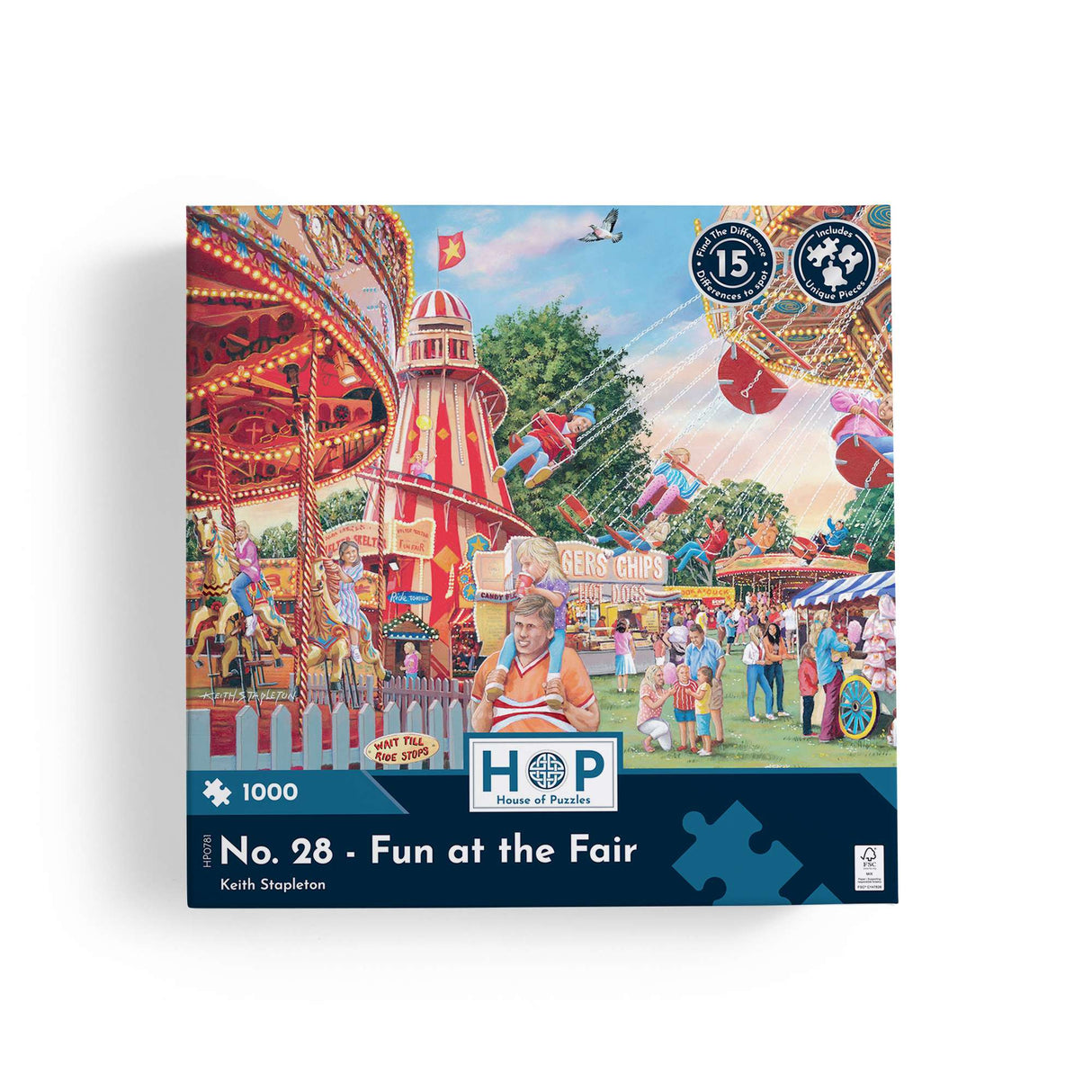 No.28 - Fun at the Fair Find The Difference 1000 Jigsaw Piece Puzzle