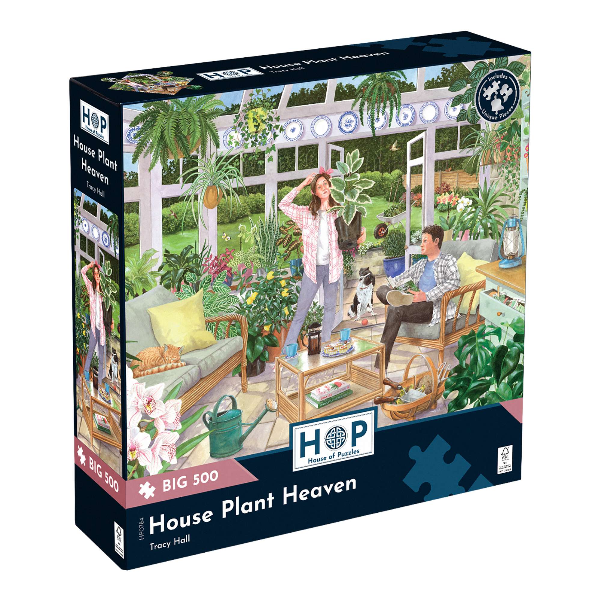 house plants puzzle House Plant Heaven BIG 500 | Garden & Flowers Jigsaw