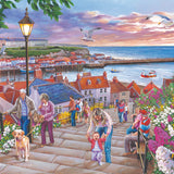 199 Steps Whitby 150 Piece Mini Jigsaw Puzzle in a Tube