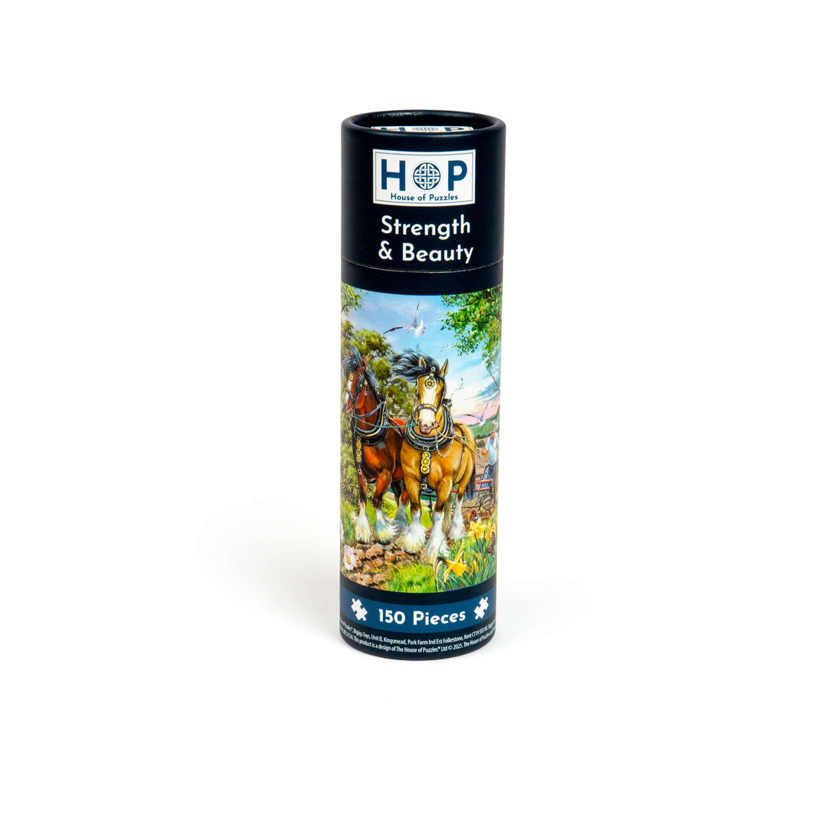 Strength & Beauty 150 Piece Mini Jigsaw Puzzle in a Tube