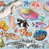 Great Barrier Reef 150 Piece Mini Jigsaw Puzzle in a Tube