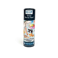 Great Barrier Reef 150 Piece Mini Jigsaw Puzzle in a Tube