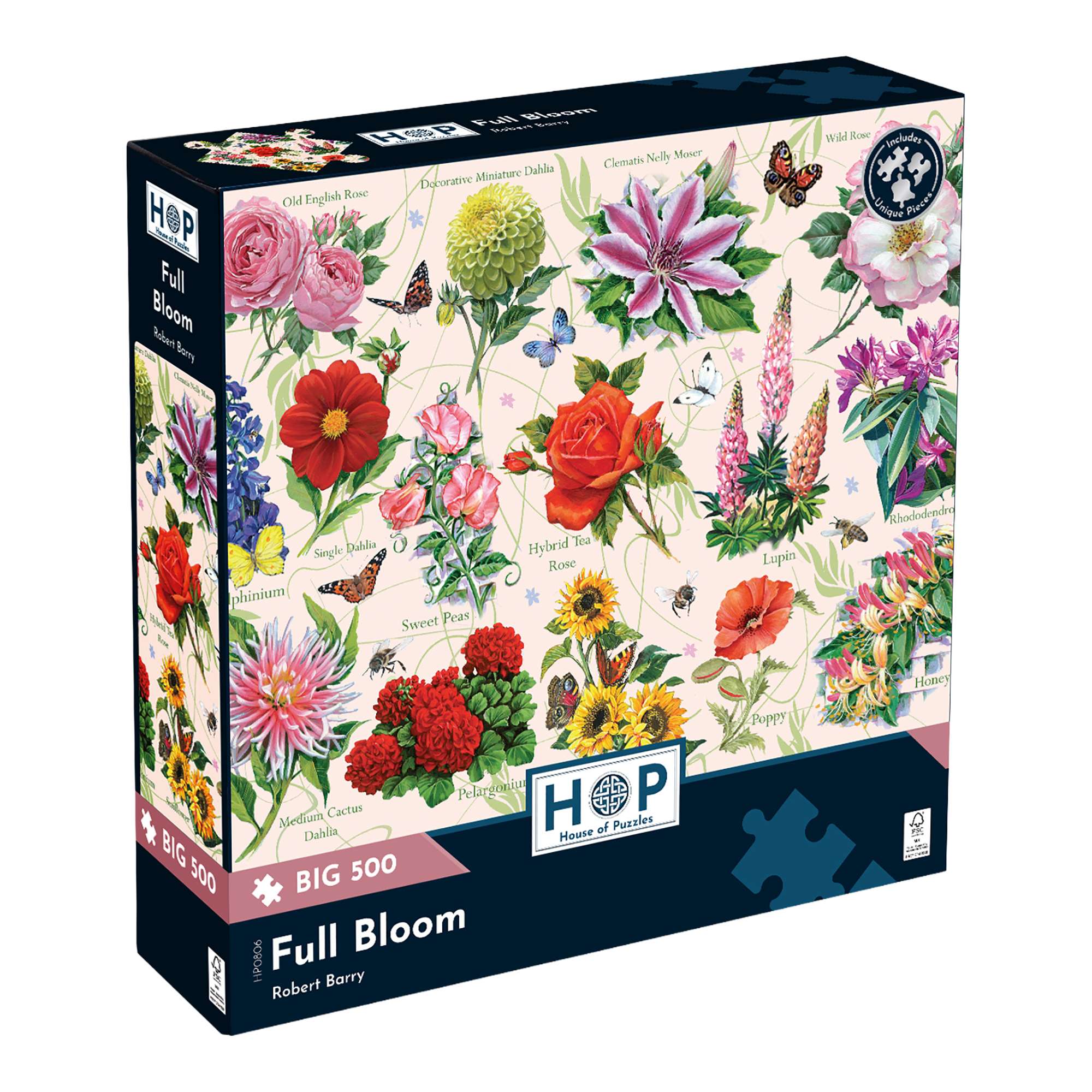 Full Bloom BIG 500 | Garden & Flowers Jigsaw | House of Puzzles
