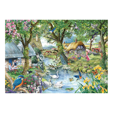Kingfisher Cottage 1000 Piece Jigsaw Puzzle