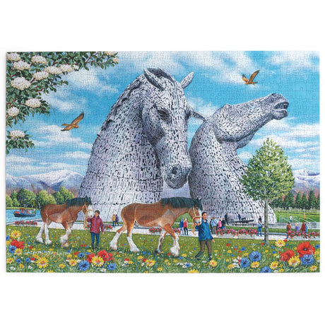 The Kelpies 1000 Piece Jigsaw Puzzle