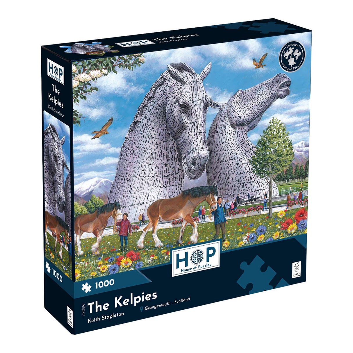The Kelpies 1000 Piece Jigsaw Puzzle