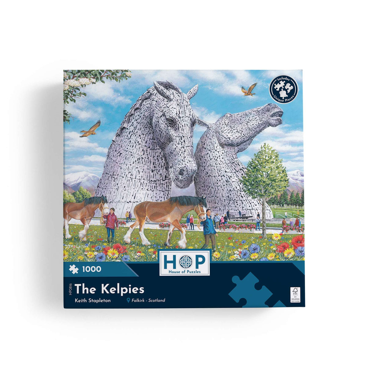 The Kelpies 1000 Piece Jigsaw Puzzle