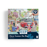 Here Comes the Bus 500 Piece Jigsaw Puzzle