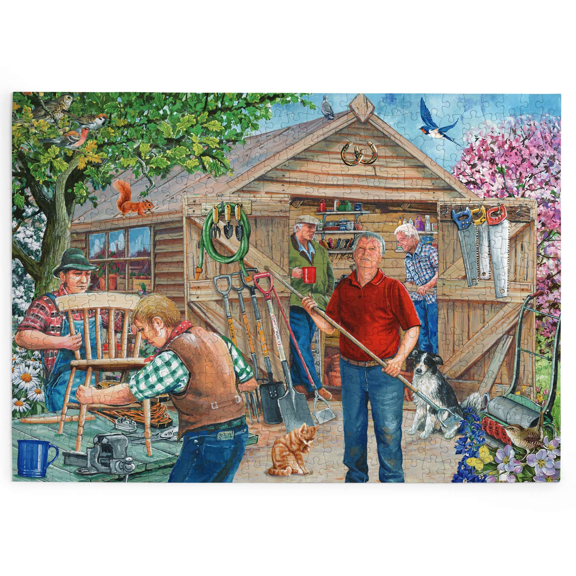 Our Man Shed BIG 500 | Garden & Flowers Jigsaw | House of Puzzles