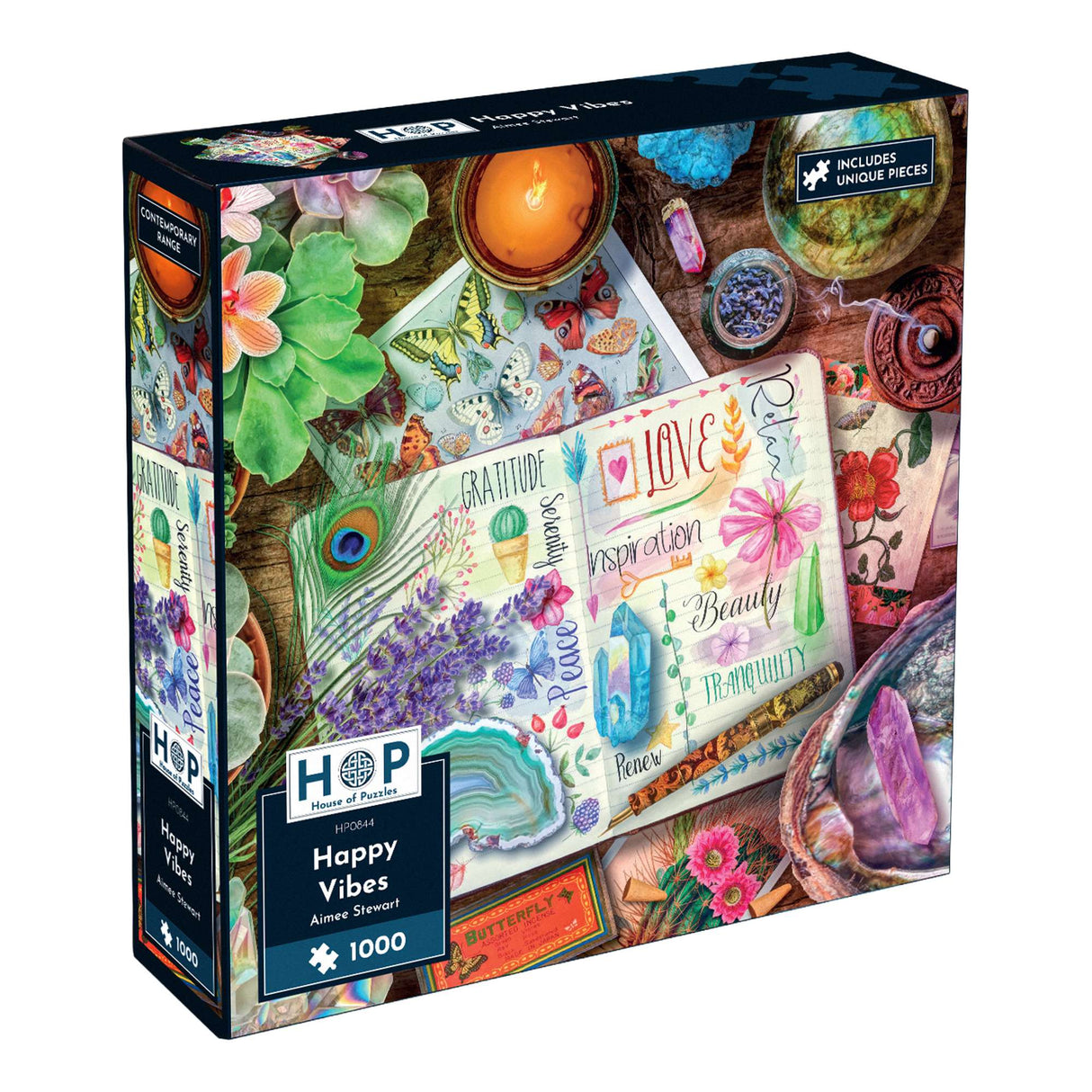 Happy Vibes 1000 Piece Jigsaw  Puzzle