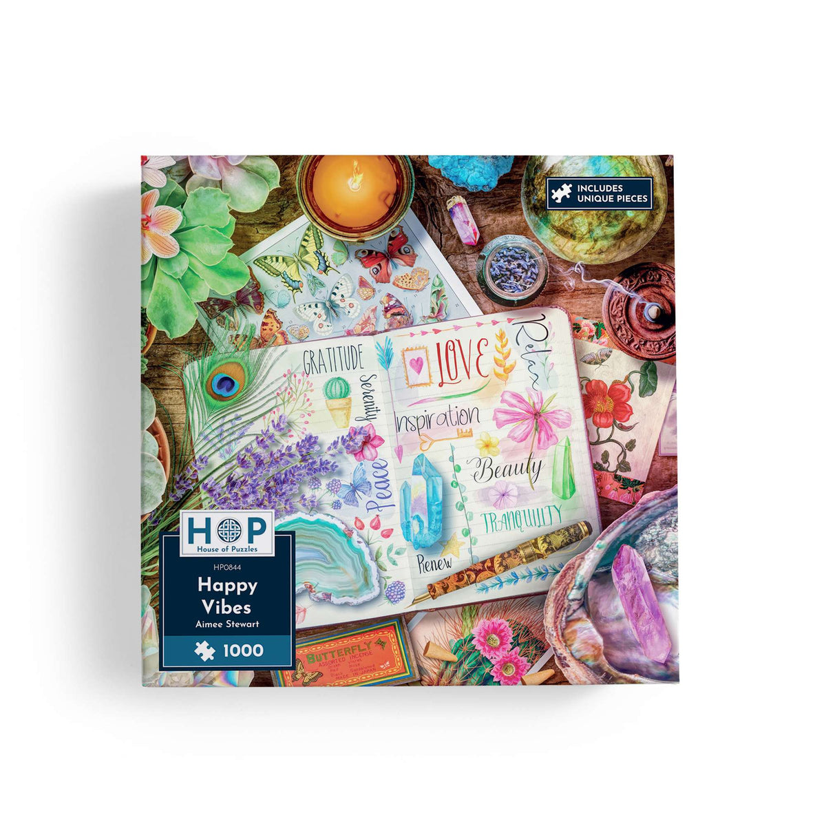 Happy Vibes 1000 Piece Jigsaw  Puzzle