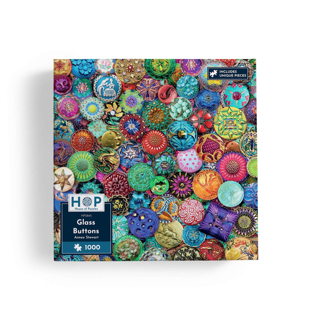 Glass Buttons 1000 Piece Jigsaw Puzzle
