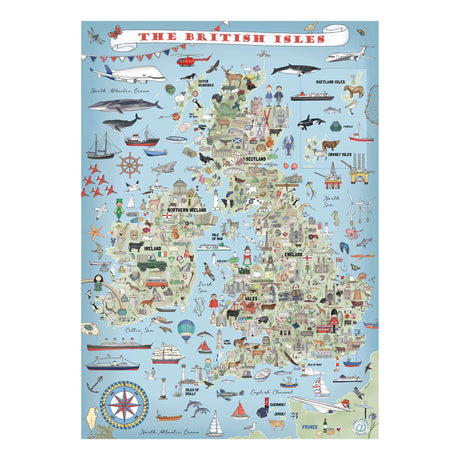 The British Isles 1000 Piece Jigsaw Puzzle