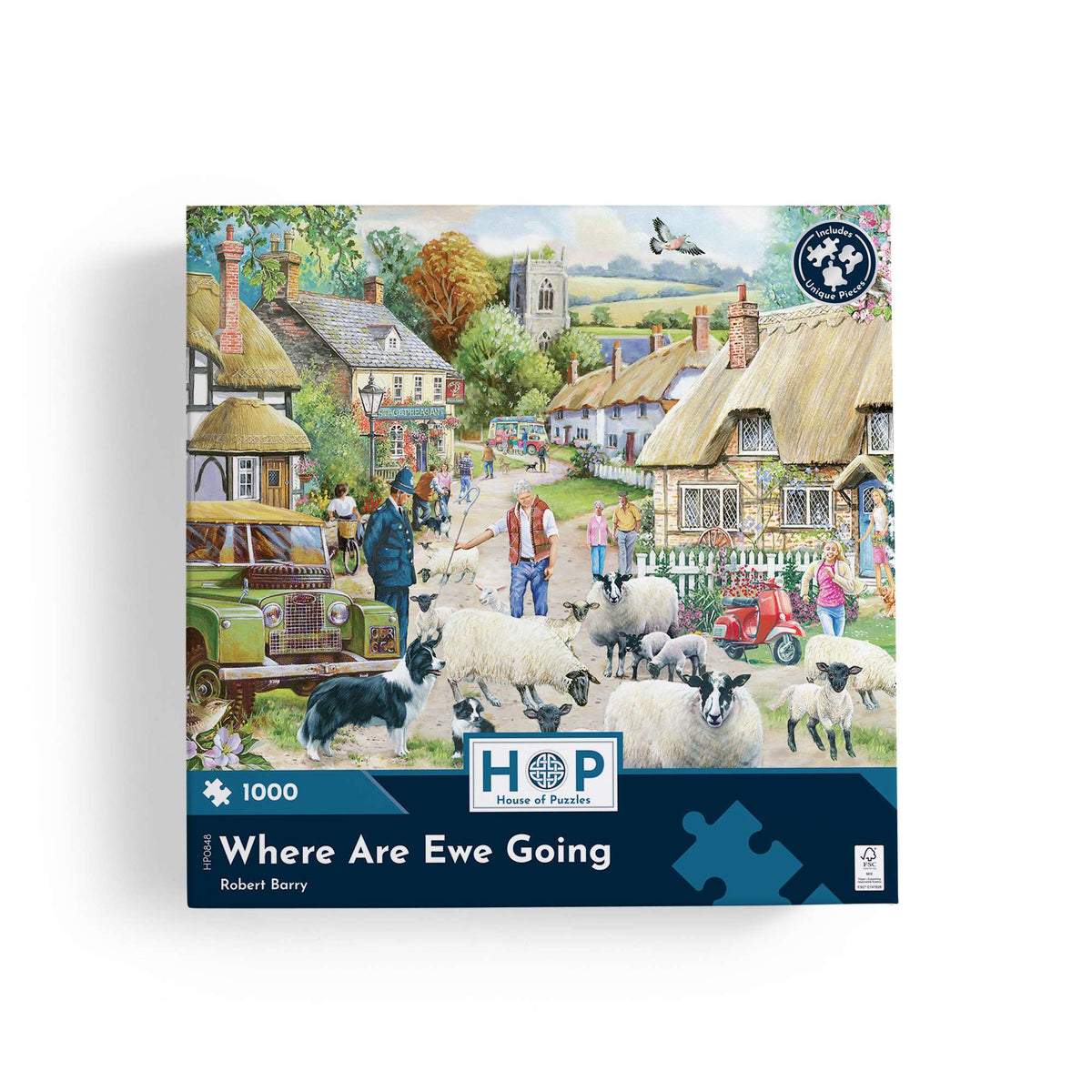 Where Are Ewe Going 1000 Piece Jigsaw Puzzle