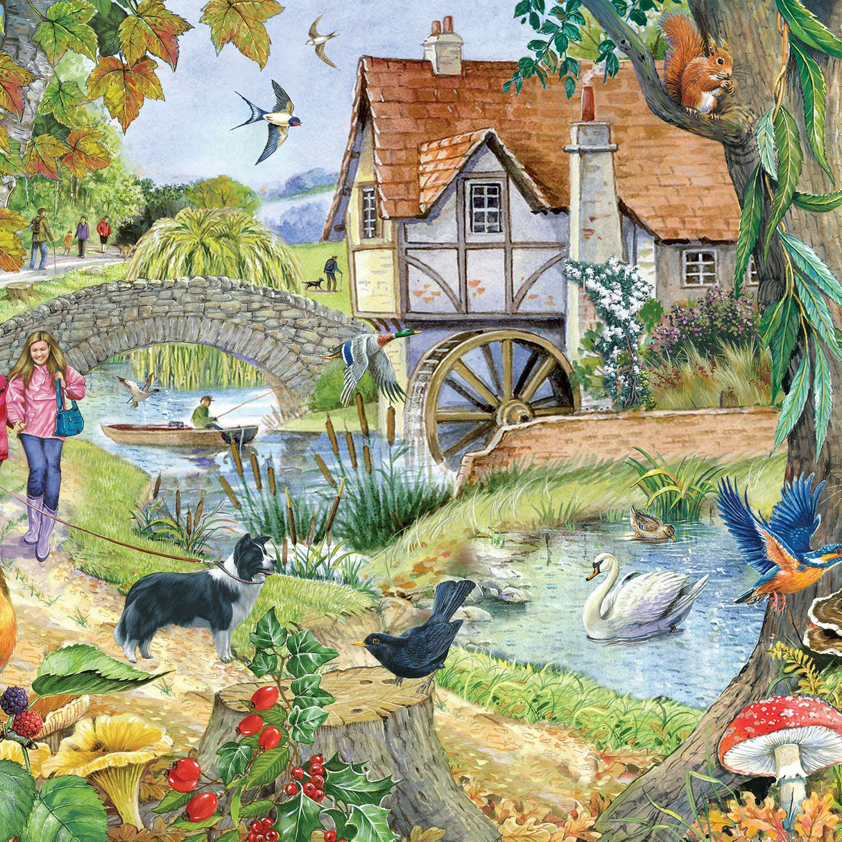 The Old Mill House 500 Piece Jigsaw Puzzle