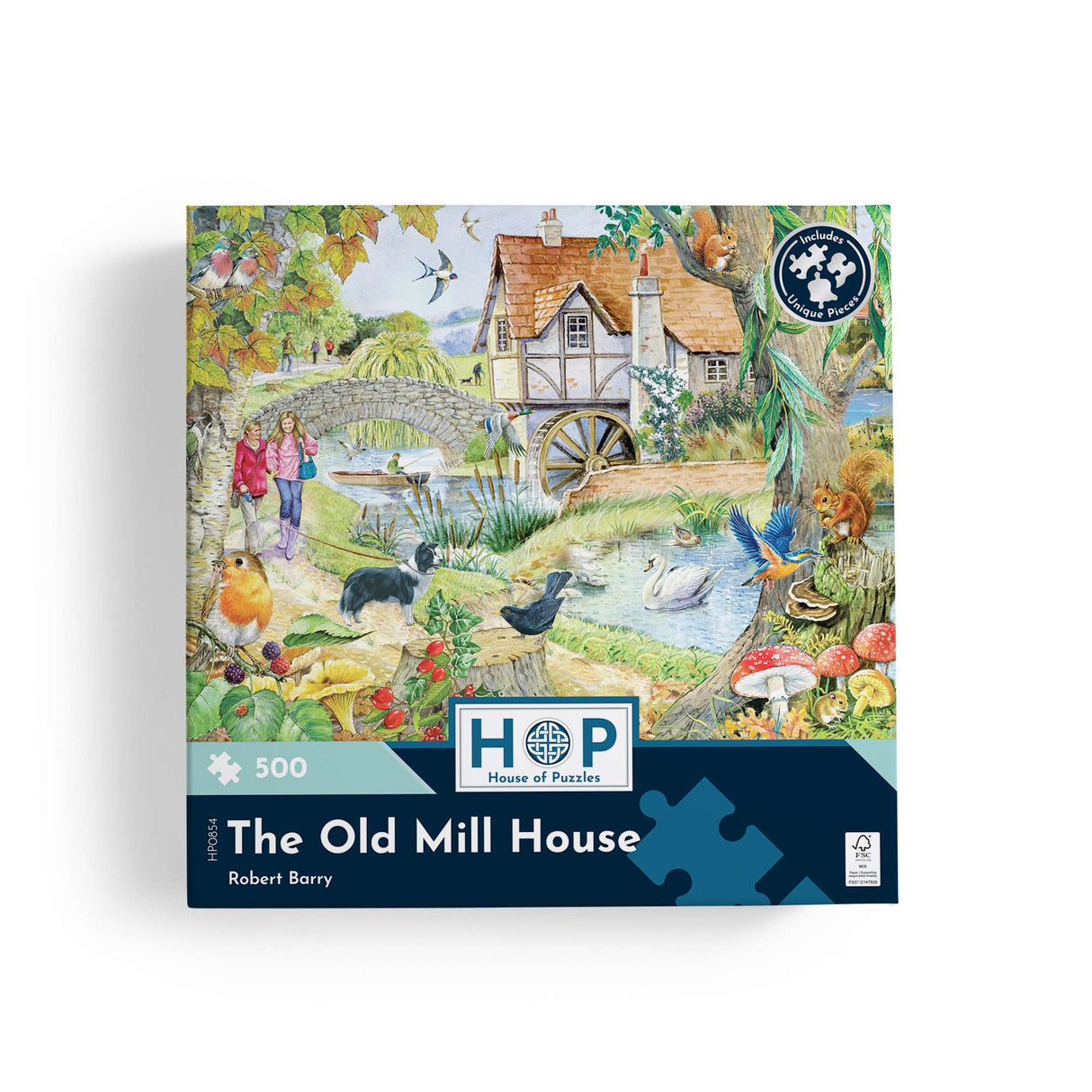 The Old Mill House 500 Piece Jigsaw Puzzle