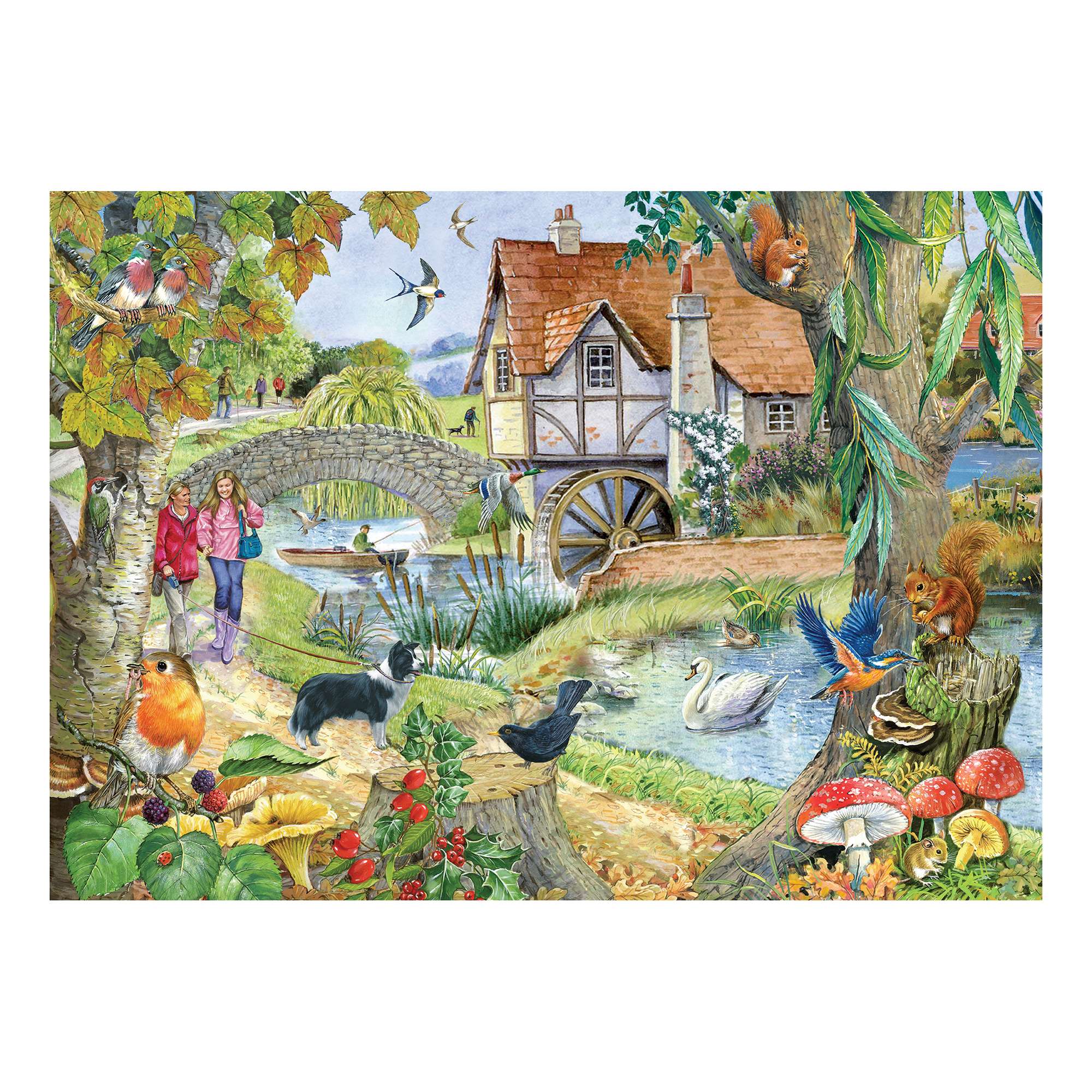 Old Mill House 500 | Animals and Wildlife Jigsaw | House of