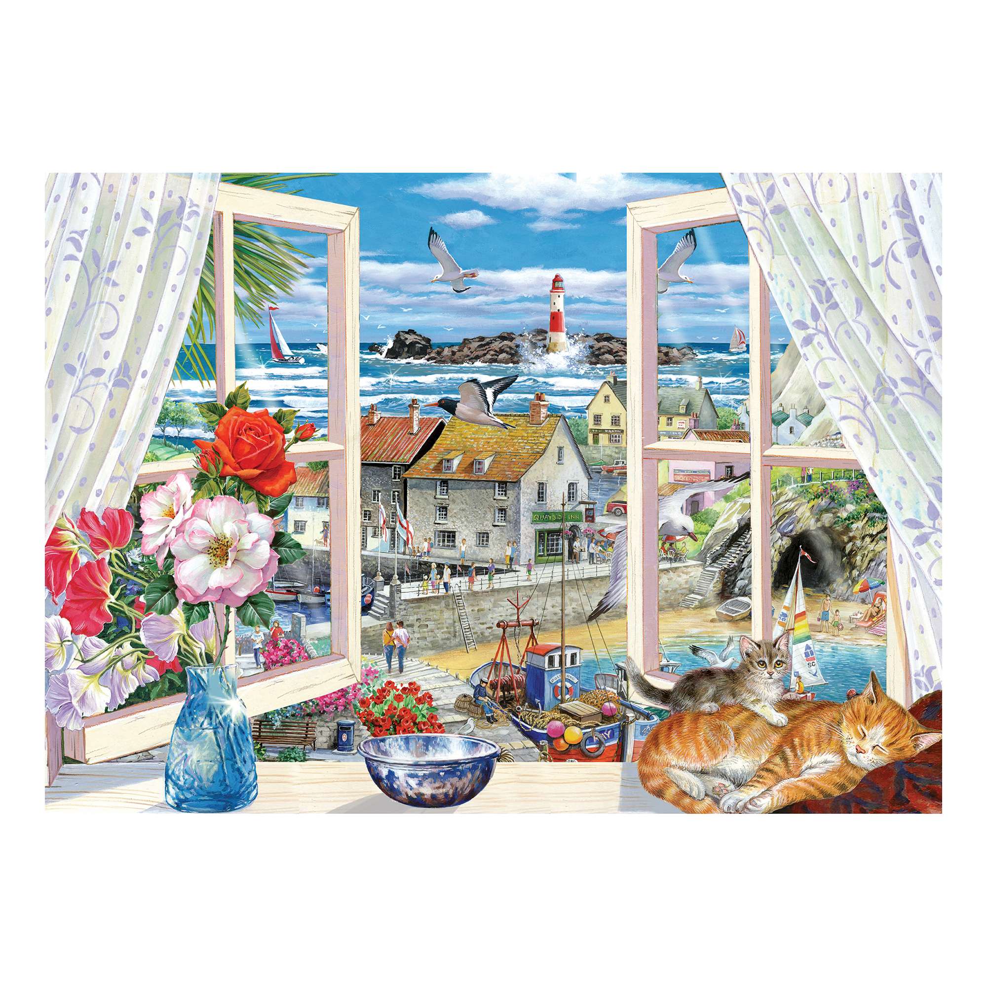 A Breath of Fresh Air 500 Piece | Seaside Jigsaw | House of Puzzles